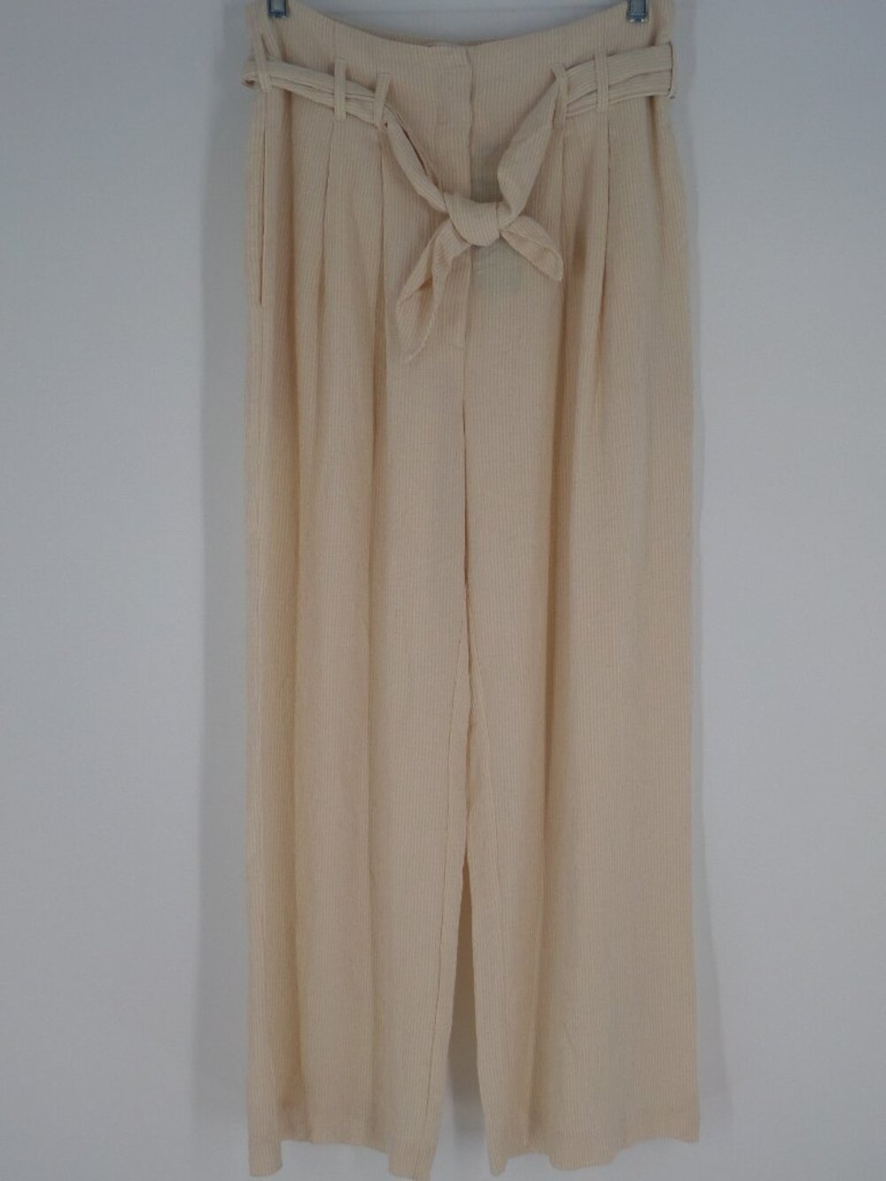 SAMSOE Nellie Trousers Woman's Wide Leg High Waisted Size L NWT